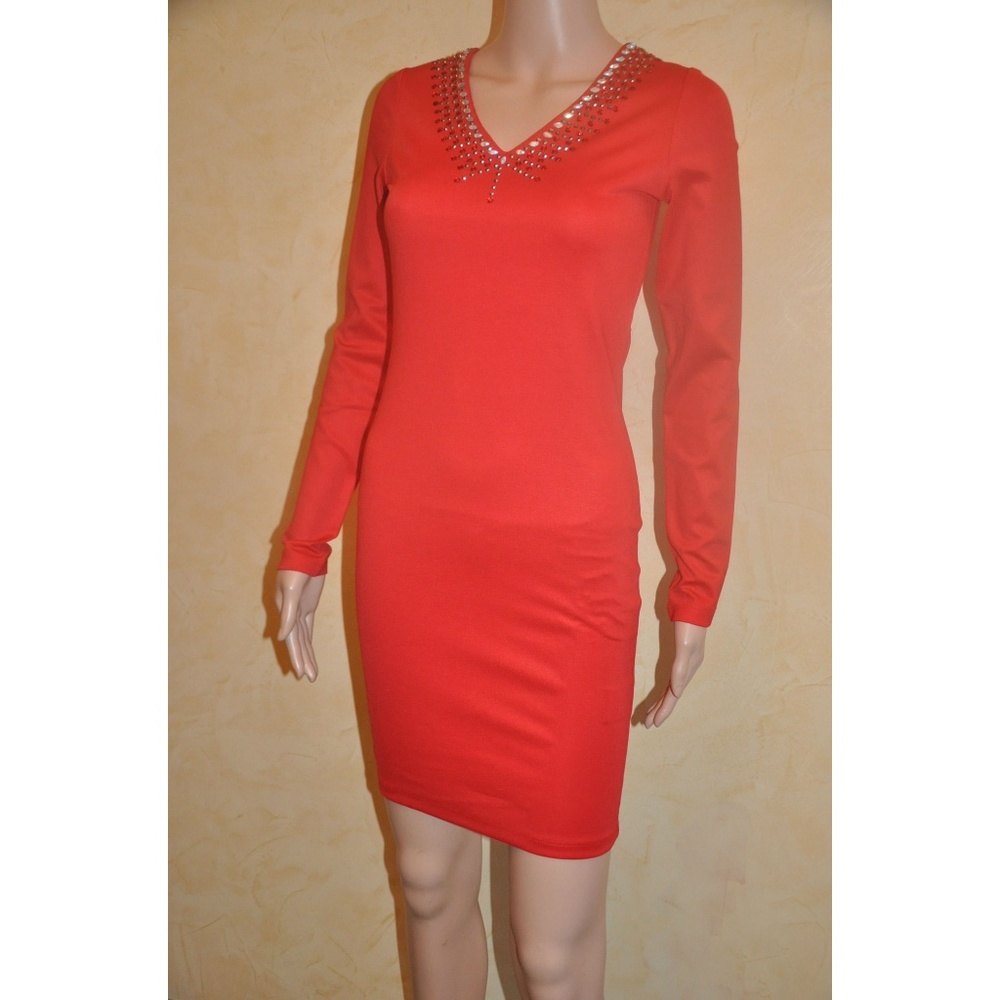 Valentine Day Sale Red Dress by European Designer